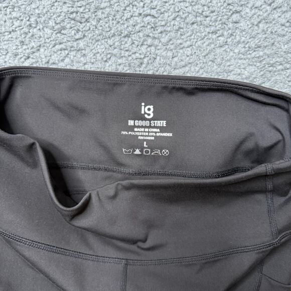 In Good State Short Womens Large Black Active Athletic - Picture 8 of 8